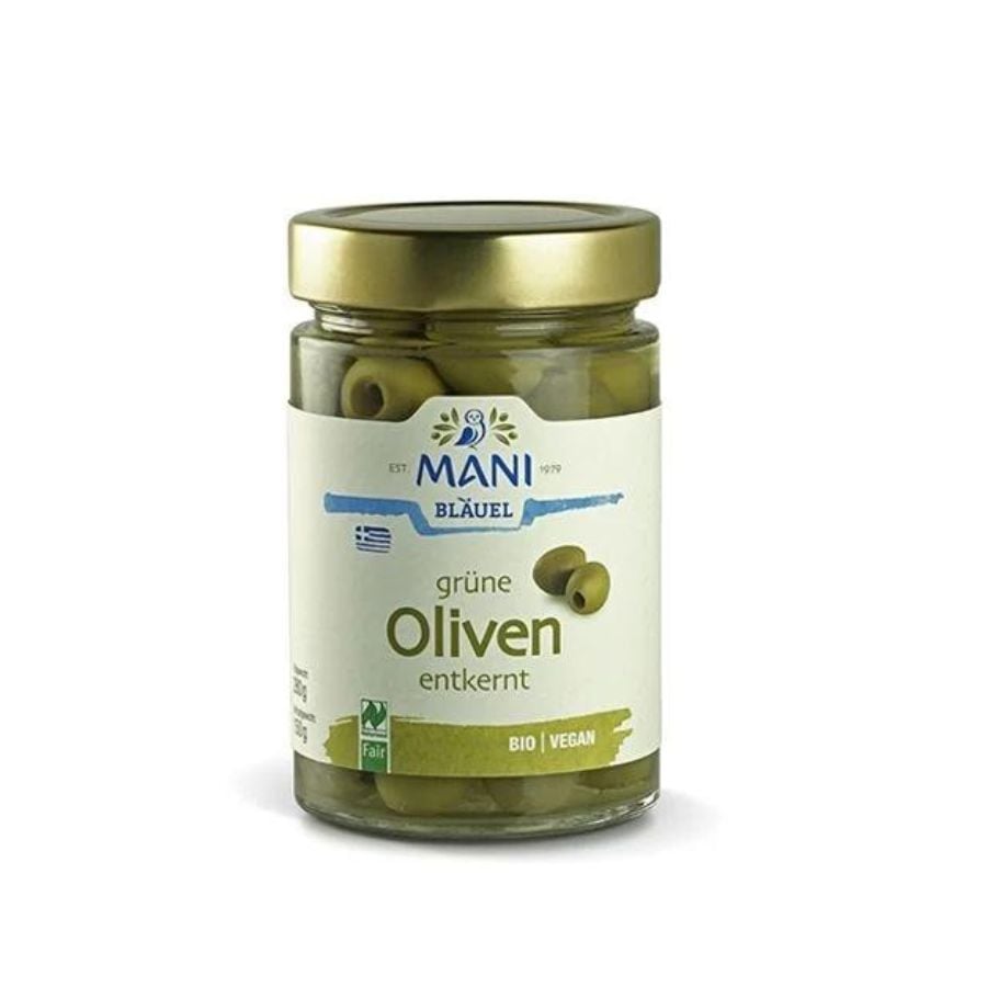 Trái Olive xanh hữu cơ Mani 280g