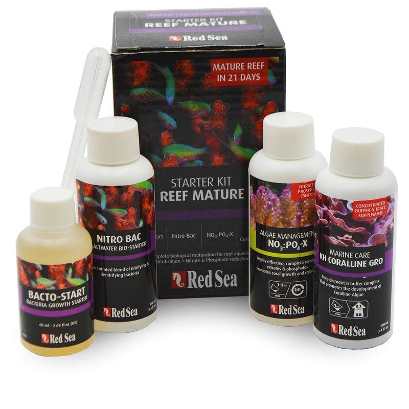 BỘ SẢN PHẨM HOÀN CHỈNH CHO HỒ CÁ CẢNH MỚI SETUP - RED SEA REEF MATURE STARTER KIT | REDSEA