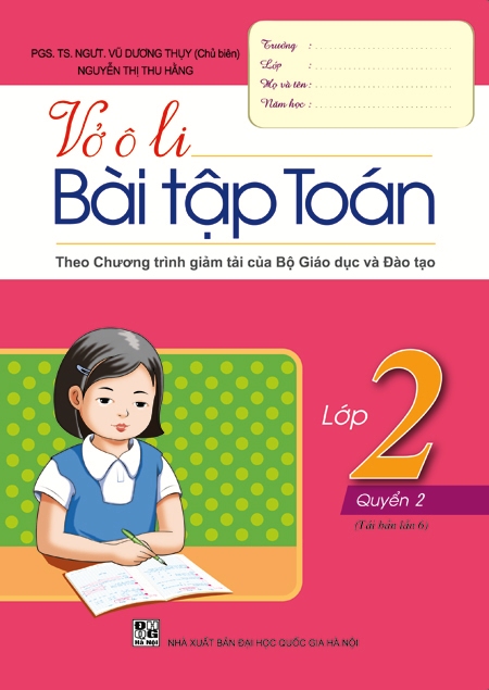 Vở Ôly Bài Tập Toán Lớp 1 Quyển 2