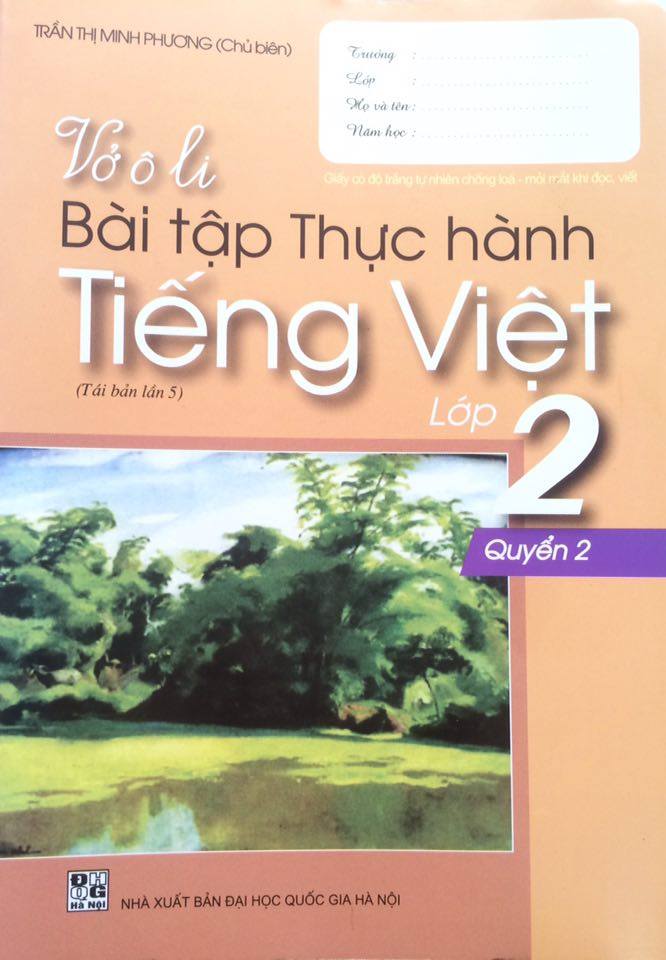 Vở Ôly Bài Tập Thực Hành Tiếng Việt Lớp 2 Quyển 2