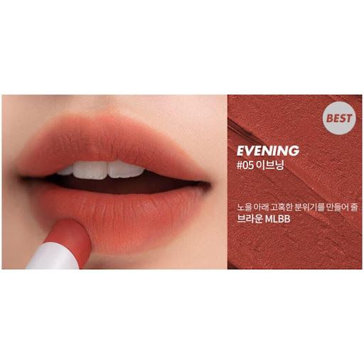 Son lì Romand Zero Gram Matte Lipstick 4g mềm mịn tự nhiên