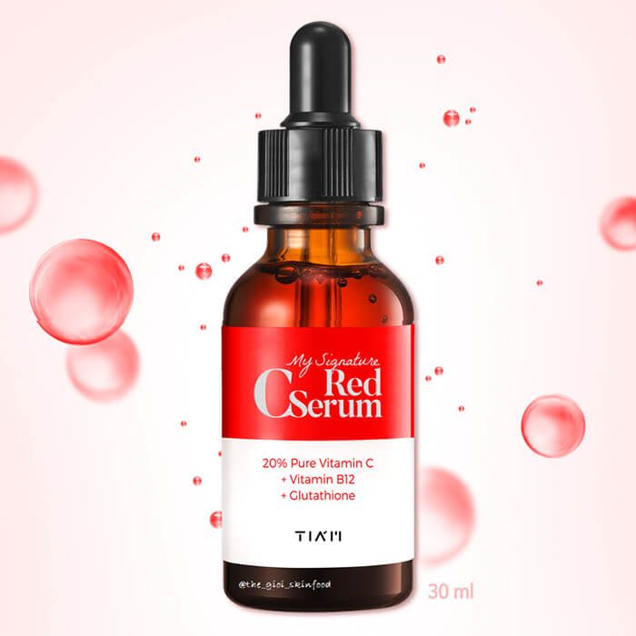 Serum Tiam My Signature Red C 30ml giúp trắng da mờ thâm nám