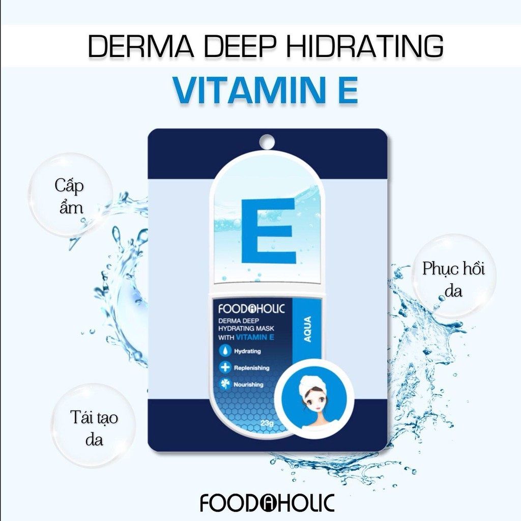 Mặt nạ Foodaholic Essential Mask 23g các loại nhiều dưỡng chất giữ ẩm và tái tạo làn da