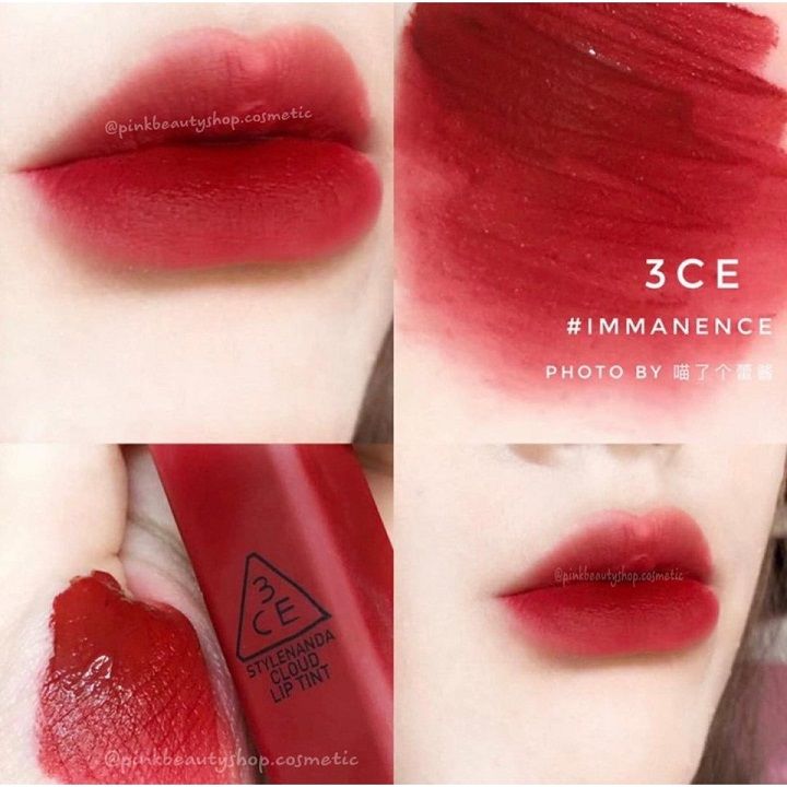 Son kem lì 3CE Cloud Lip Tint 4g bám lâu, lên màu chuẩn