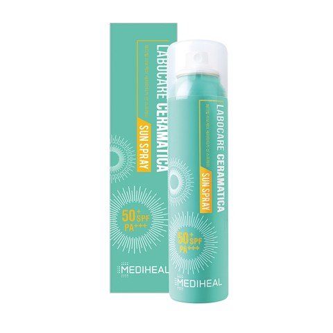 Xịt chống nắng Mediheal Labocare Ceramatica SPF50+ PA+++ 180ml chống tia UV diện rộng, dưỡng ẩm và dưỡng da