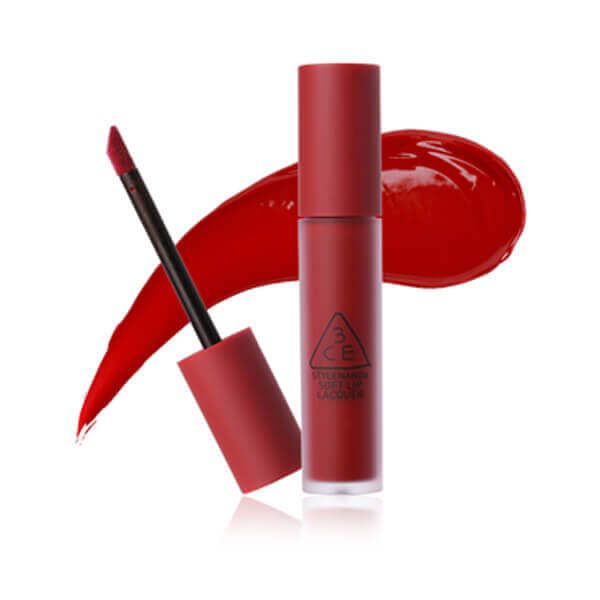 Son kem lì 3CE Soft Lip Lacquer 4g không kén da, lâu trôi