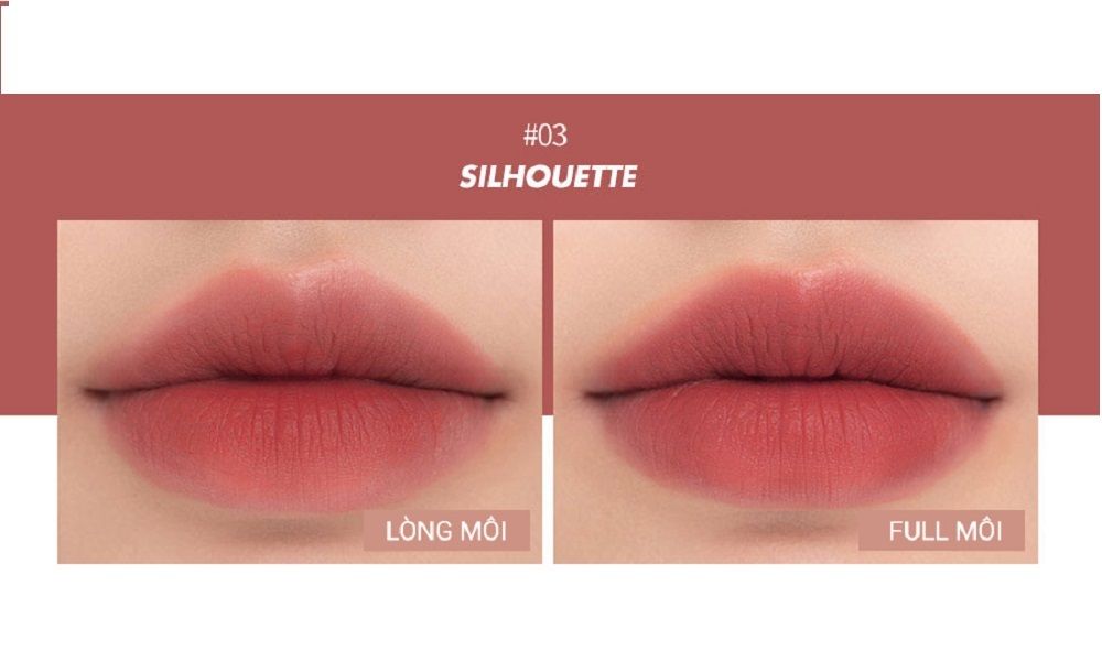 Son lì Romand Zero Gram Matte Lipstick 4g mềm mịn tự nhiên