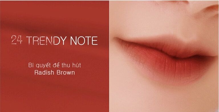 Son kem lì Bbia Last Velvet Lip Tint Version 5 Note Series 5g chất son chuẩn mịn lì