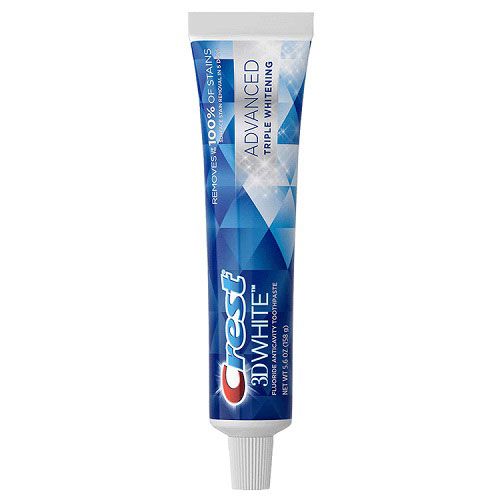Kem đánh răng Crest 3D White Advanced Triple Whitening 158g trắng răng bảo vệ chống lại sâu răng