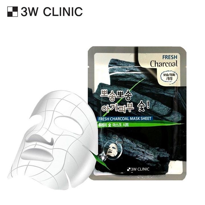 Mặt nạ giấy 3W Clinic Fresh Mask Sheet 23ml cung cấp độ ẩm dưỡng chất chuyên sâu