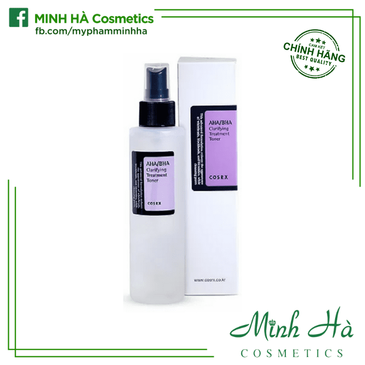 Nước hoa hồng Cosrx AHA/BHA Clarifying Treatment Toner 150ml dành cho da mụn