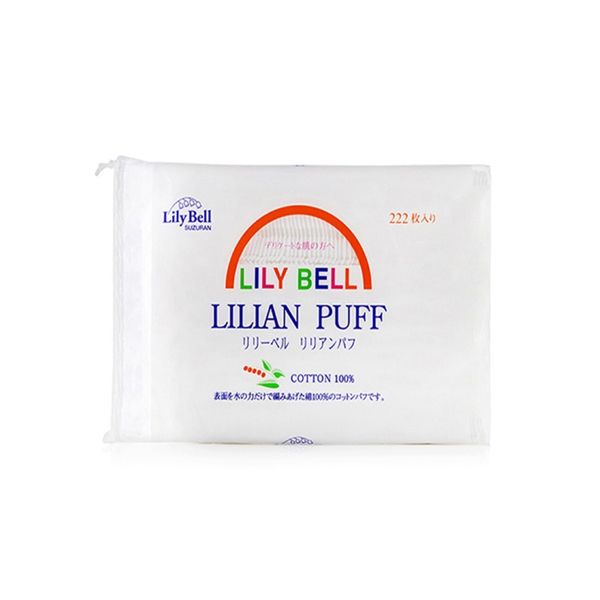 Bông tẩy trang Lily Bell 100% Cotton 222 miếng