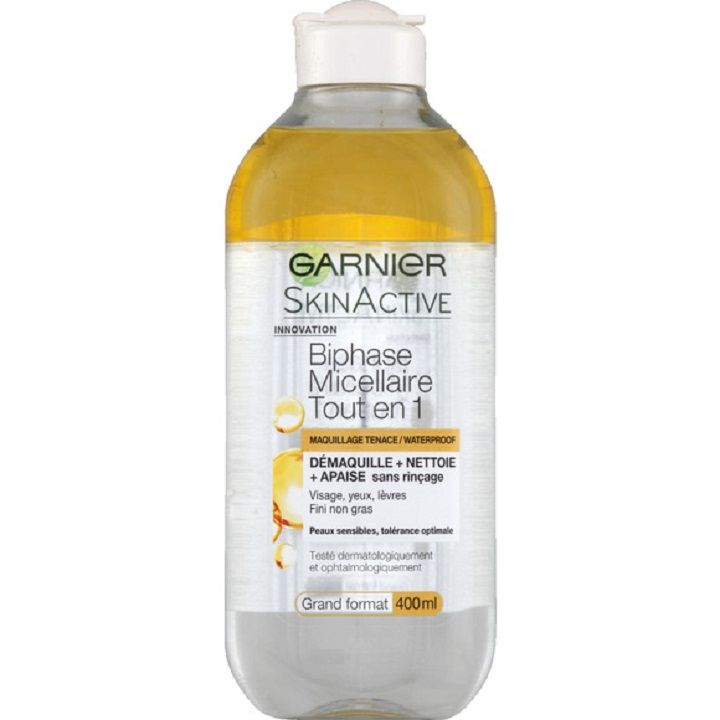 Tẩy trang Garnier Cleansing Water 400ml đủ màu vàng, hồng, xanh lá, xanh dương, đỏ giúp làm sach da dịu nhẹ