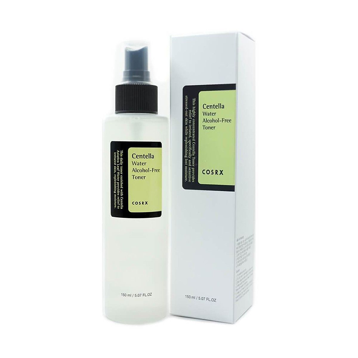 Nước hoa hồng cho da mụn không cồn COSRX Centella Water Alcohol-Free Toner 150ml làm dịu da