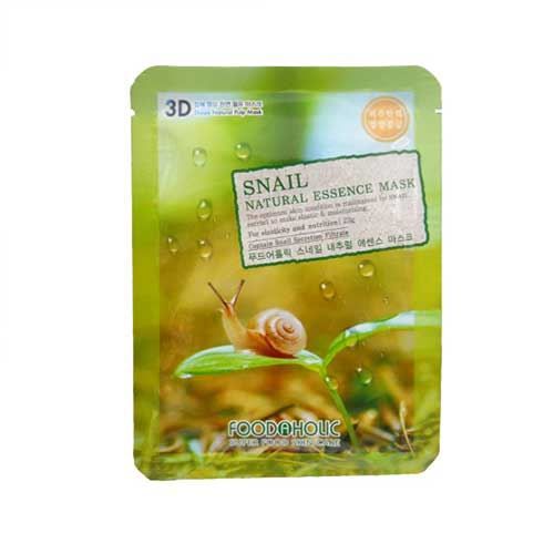 Mặt nạ giấy 3D Foodaholic Natural Essence Mask 20g vừa khít với khuôn mặt dưỡng ẩm căng da