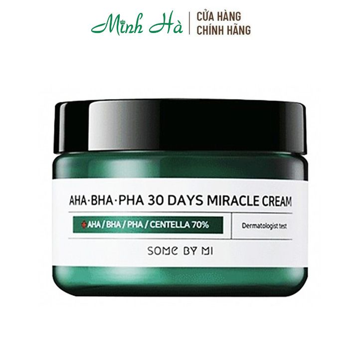 Kem dưỡng Some By Mi AHA- BHA- PHA 30 Days Miracle Cream 50g hỗ trợ giảm mụn hiệu quả