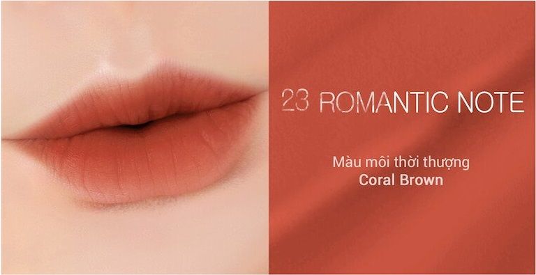 Son kem lì Bbia Last Velvet Lip Tint Version 5 Note Series 5g chất son chuẩn mịn lì