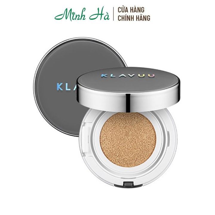 Phấn nước Klavuu Urban Pearlsation High Coverage Tension Cushion 15g kiềm dầu và làm lớp nền mịn đẹp
