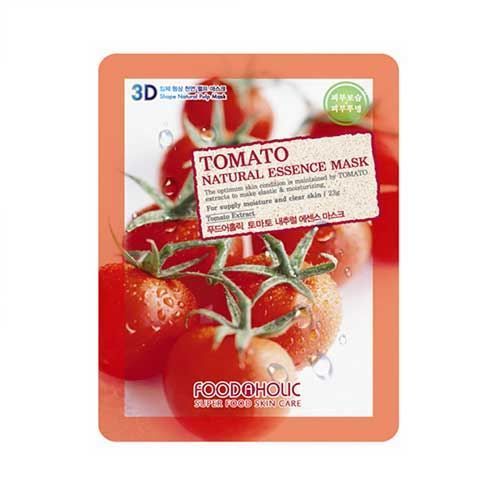 Mặt nạ giấy 3D Foodaholic Natural Essence Mask 20g vừa khít với khuôn mặt dưỡng ẩm căng da