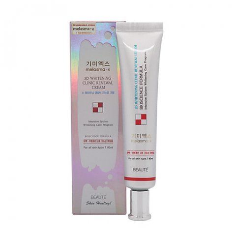 Kem dưỡng Melasma-X 3D Whitening Clinic Cream 40g giúp làm trắng da và giảm nám tàn nhang