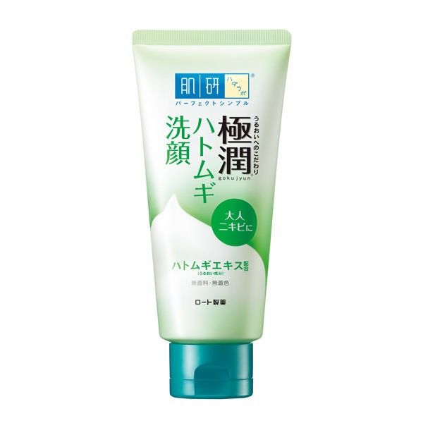 Sữa rửa mặt tạo bọt Hada Labo Nhật Bản dạng tuýp 100ml dưỡng ẩm làm sạch dịu nhẹ