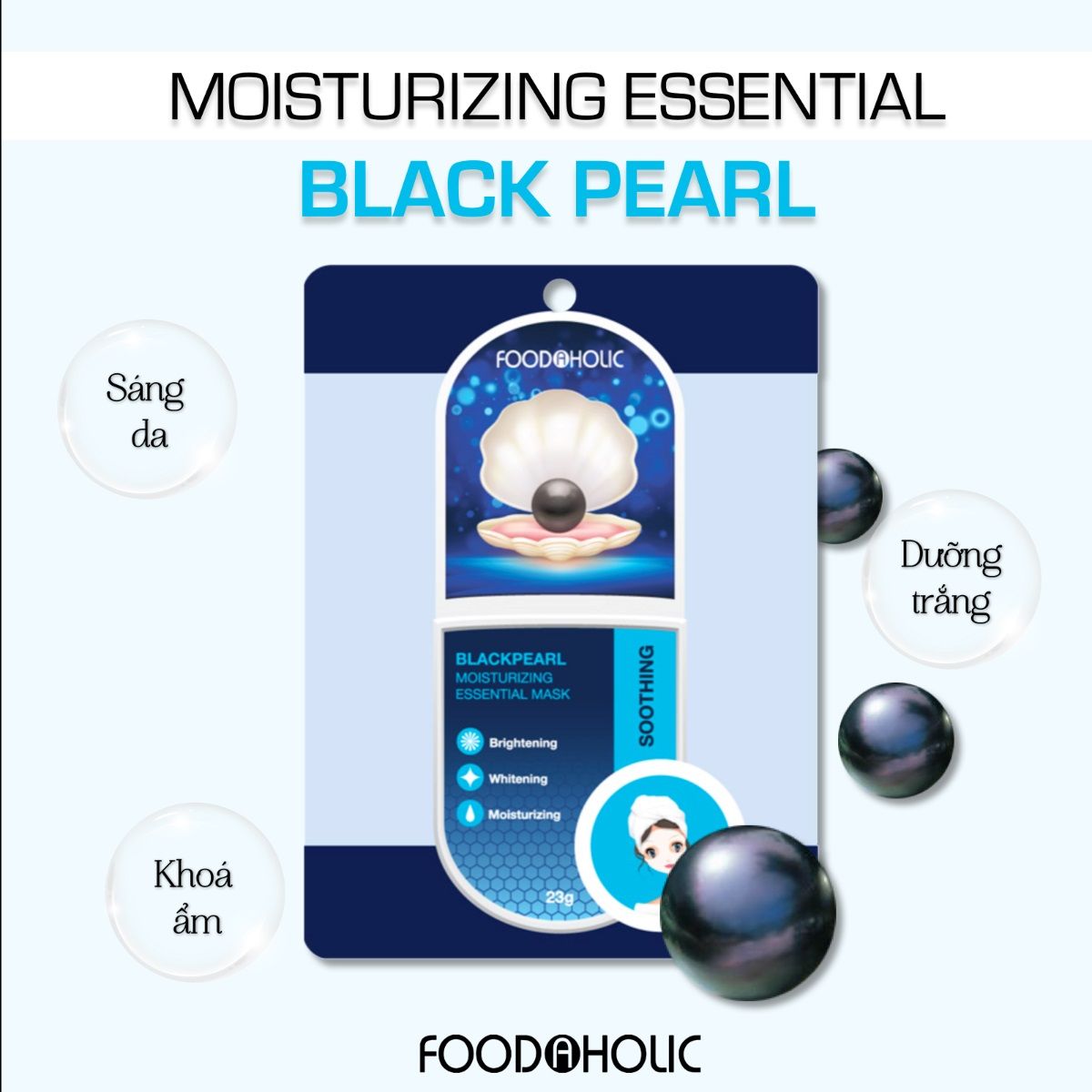Mặt nạ Foodaholic Essential Mask 23g các loại nhiều dưỡng chất giữ ẩm và tái tạo làn da