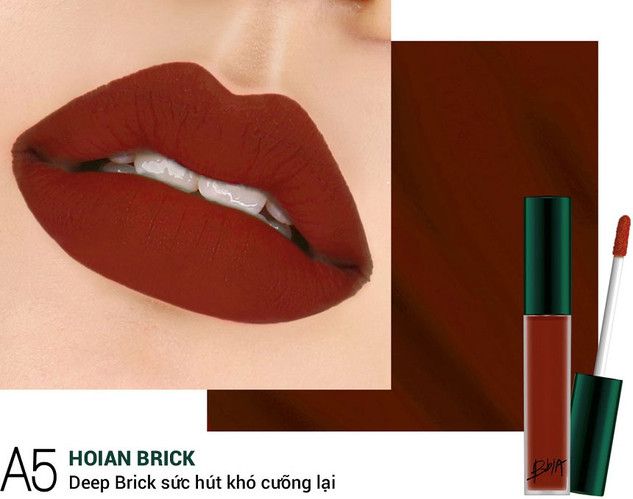 Son kem Bbia Asia Edition Last Velvet Lip Tint 3.5g độ bám màu tốt, không gây khô môi