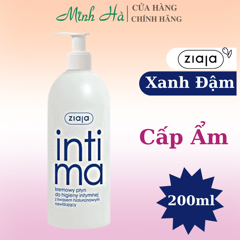 Dung dịch vệ sinh phụ nữ Intima 200/500ml làm sạch, kháng khuẩn, duy trì pH sinh lý tự nhiên