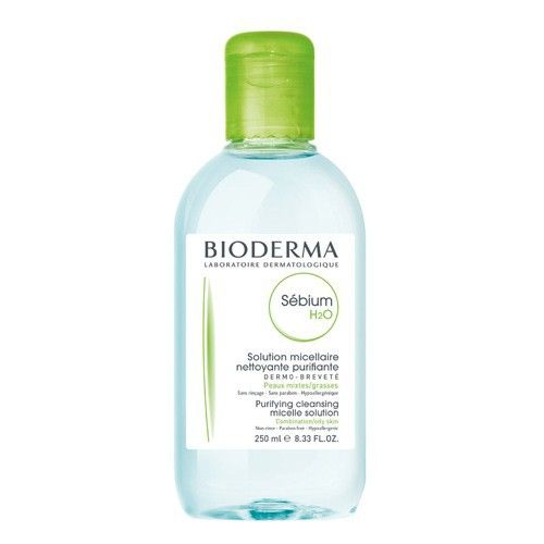 Nước tẩy trang Bioderma Sebium H2O & Crealine H2O Micelle Solution 500ml tẩy sạch sâu làm dịu da bị tổn thương