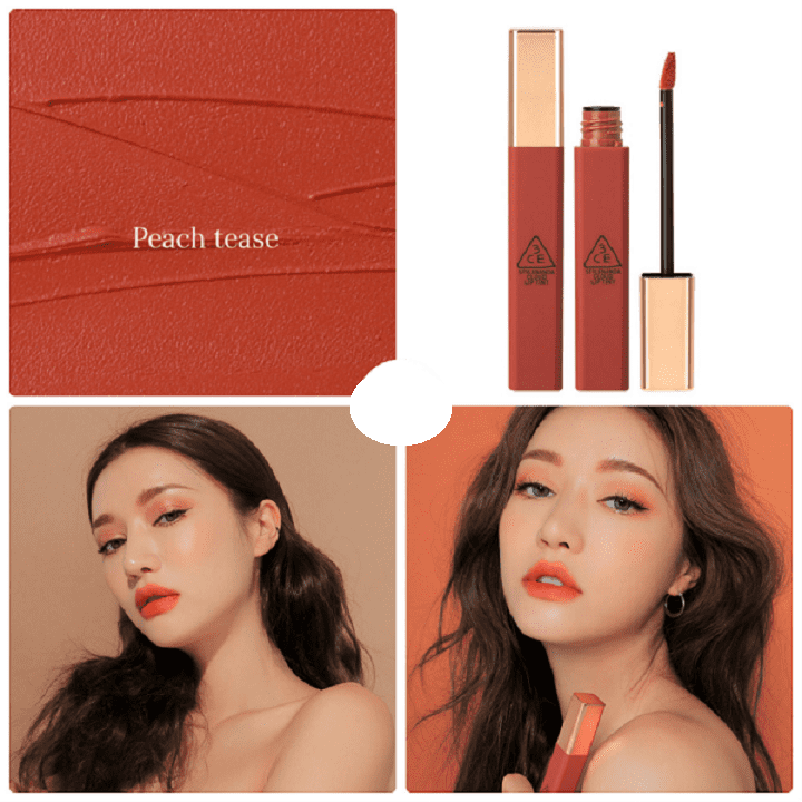 Son kem lì 3CE Cloud Lip Tint 4g bám lâu, lên màu chuẩn