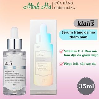 Serum Klairs Freshly Juiced Vitamin Drop 35ml dưỡng sáng da mờ thâm