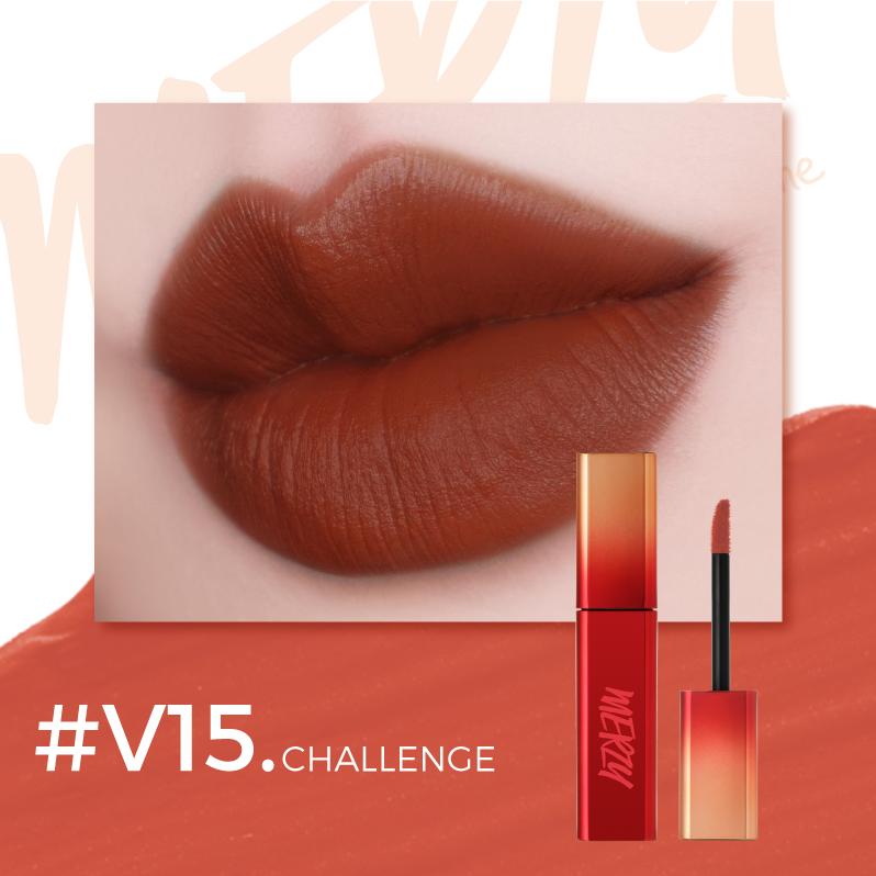 Son kem lì Merzy The First Velvet Tint Season 3- Red Edition 5g lên màu chuẩn lâu trôi