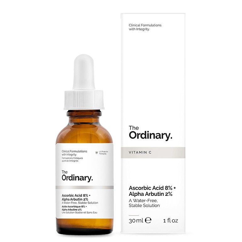 Serum The Ordinary Ascorbic Acid 8% Alpha Arbutin 2% 30ml làm sáng da, mờ thâm nám