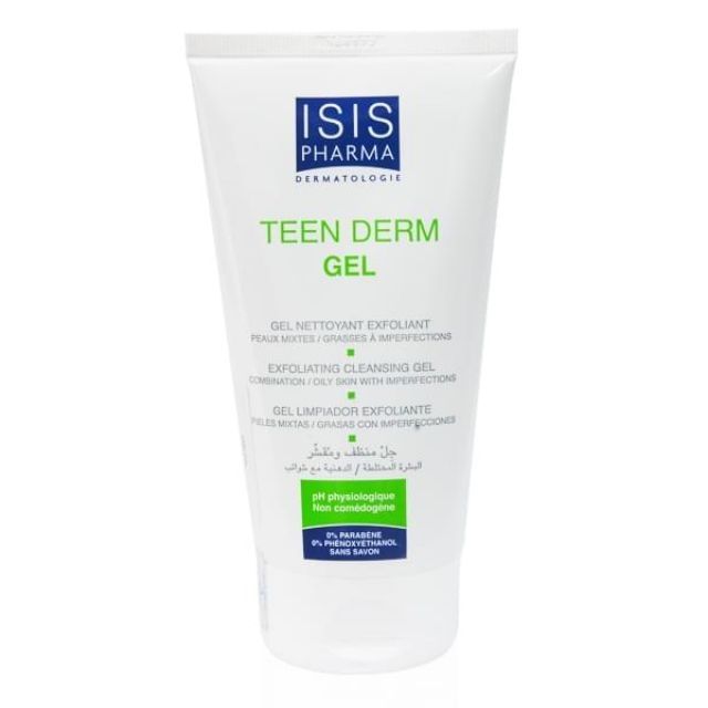 Sữa rửa mặt ISIS Pharma Teen Derm Gel 40/150ml giảm nhờn và giảm mụn