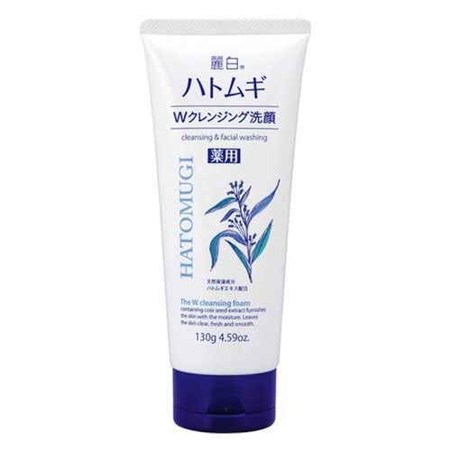 Sữa rửa mặt Hatomugi Naturie Nhật Bản - Màu trắng 170g chiết xuất hạt ý dĩ cấp ấm và dưỡng da