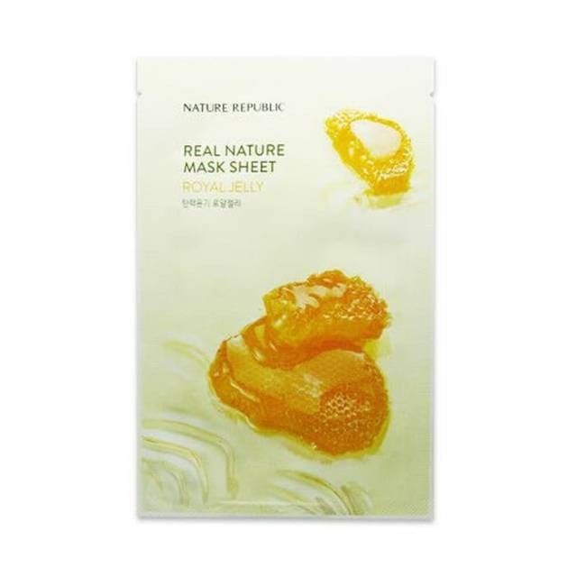 Mặt nạ Nature Republic Real Nature Mask Sheet 23ml dưỡng ẩm và dưỡng trắng da mùi thơm dễ chịu