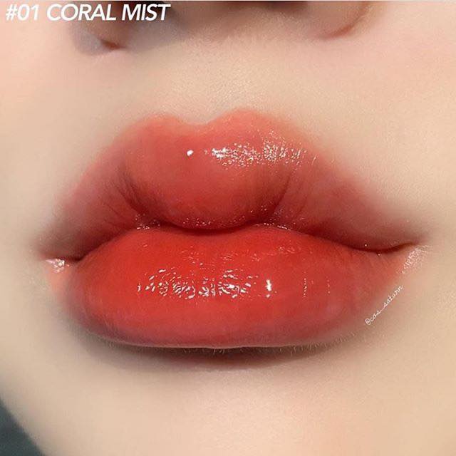Son tint nước Romand Glasting Water Tint 4g siêu lì lâu trôi