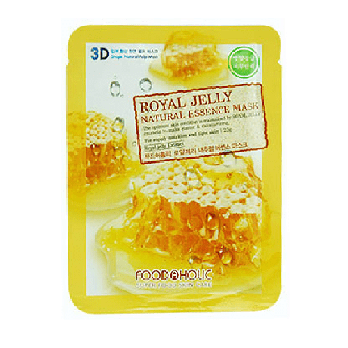 Mặt nạ giấy 3D Foodaholic Natural Essence Mask 20g vừa khít với khuôn mặt dưỡng ẩm căng da