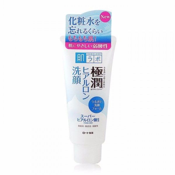 Sữa rửa mặt tạo bọt Hada Labo Nhật Bản dạng tuýp 100ml dưỡng ẩm làm sạch dịu nhẹ
