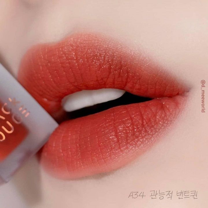 Son kem lì Black rouge AirFit Velvet 10g full version cho lớp môi mềm mịn