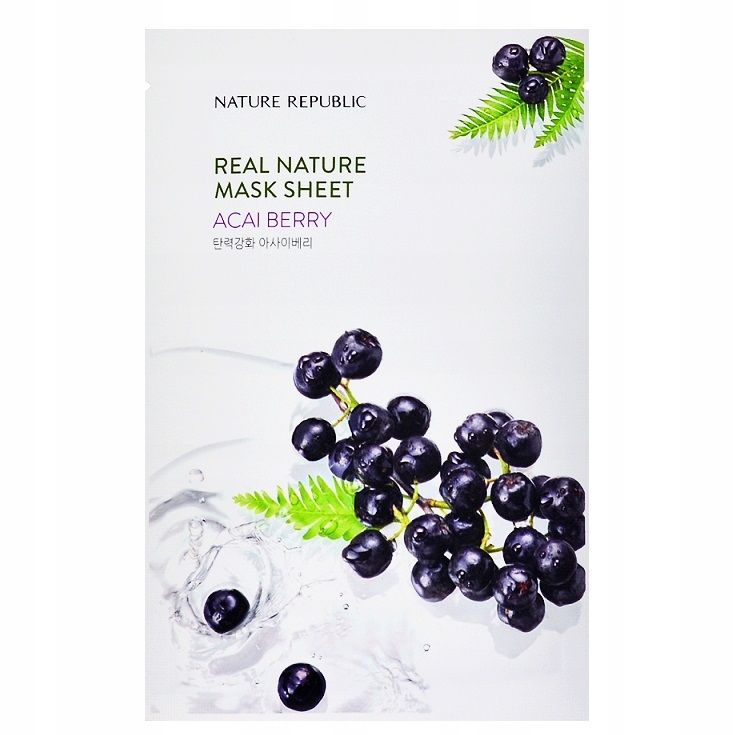 Mặt nạ Nature Republic Real Nature Mask Sheet 23ml dưỡng ẩm và dưỡng trắng da mùi thơm dễ chịu