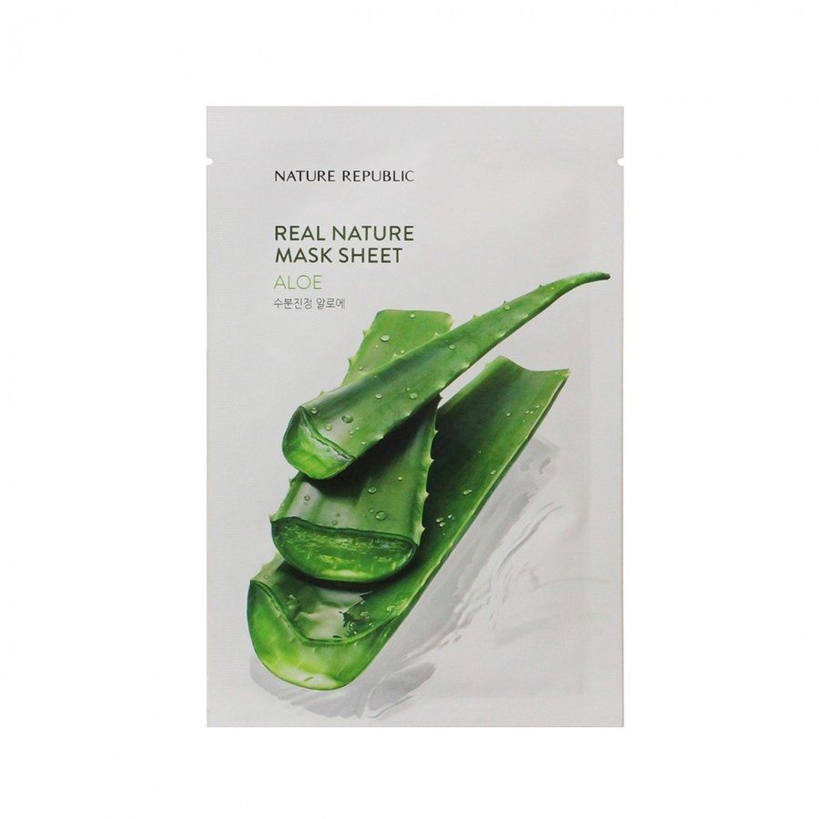 Mặt nạ Nature Republic Real Nature Mask Sheet 23ml dưỡng ẩm và dưỡng trắng da mùi thơm dễ chịu