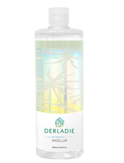 Nước tẩy trang Derladie Cleansing Water Witch Hazel 500/1000ml làm sạch lớp trang điểm và loại bỏ dầu thừa
