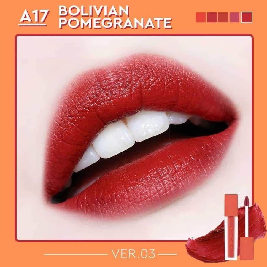 Son kem lì Black rouge AirFit Velvet 10g full version cho lớp môi mềm mịn