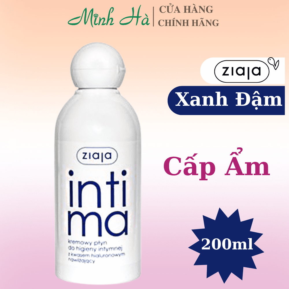 Dung dịch vệ sinh phụ nữ Intima 200/500ml làm sạch, kháng khuẩn, duy trì pH sinh lý tự nhiên