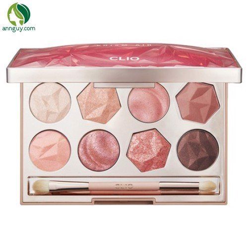 Bảng phấn mắt 8 ô CLIO Prism Air Eye Palette 8.8g lên màu chuẩn lâu trôi
