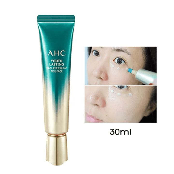 Kem mắt AHC Youth Lasting Real Eye Cream 30/40ml dưỡng trắng và giảm vết nhăn