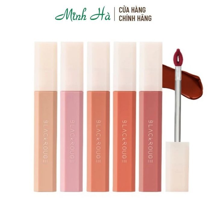 Son kem Black Rouge Half N Half Water Velvet 4g lên màu chuẩn lâu trôi