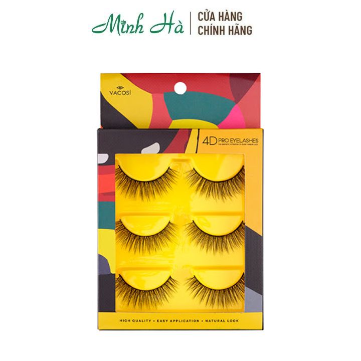 Lông mi giả chuyên nghiệp Vacosi 4D Pro Eyelash VM22 10g làm dài và dày