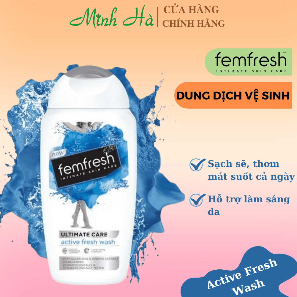 Dung dịch vệ sinh Femfresh 250ml an toàn dịu nhẹ cho da